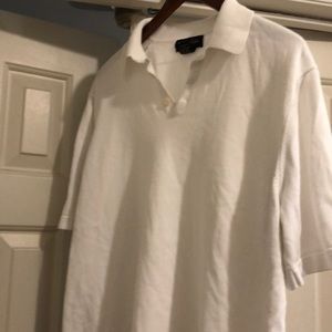 Brooks Brothers white polo